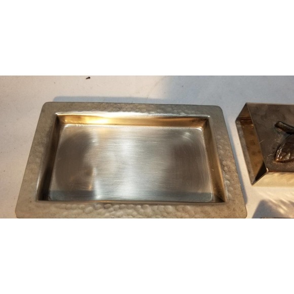 Gold and Silver Pomegranate Dervy Match Box Holder JPMB37 - Picture 4 of 10